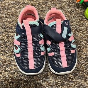 Stride rite Kids Navy and Pink Sneakers
